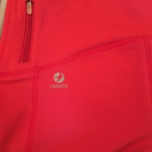 NEW Red Oiselle Running Tights with Pocket